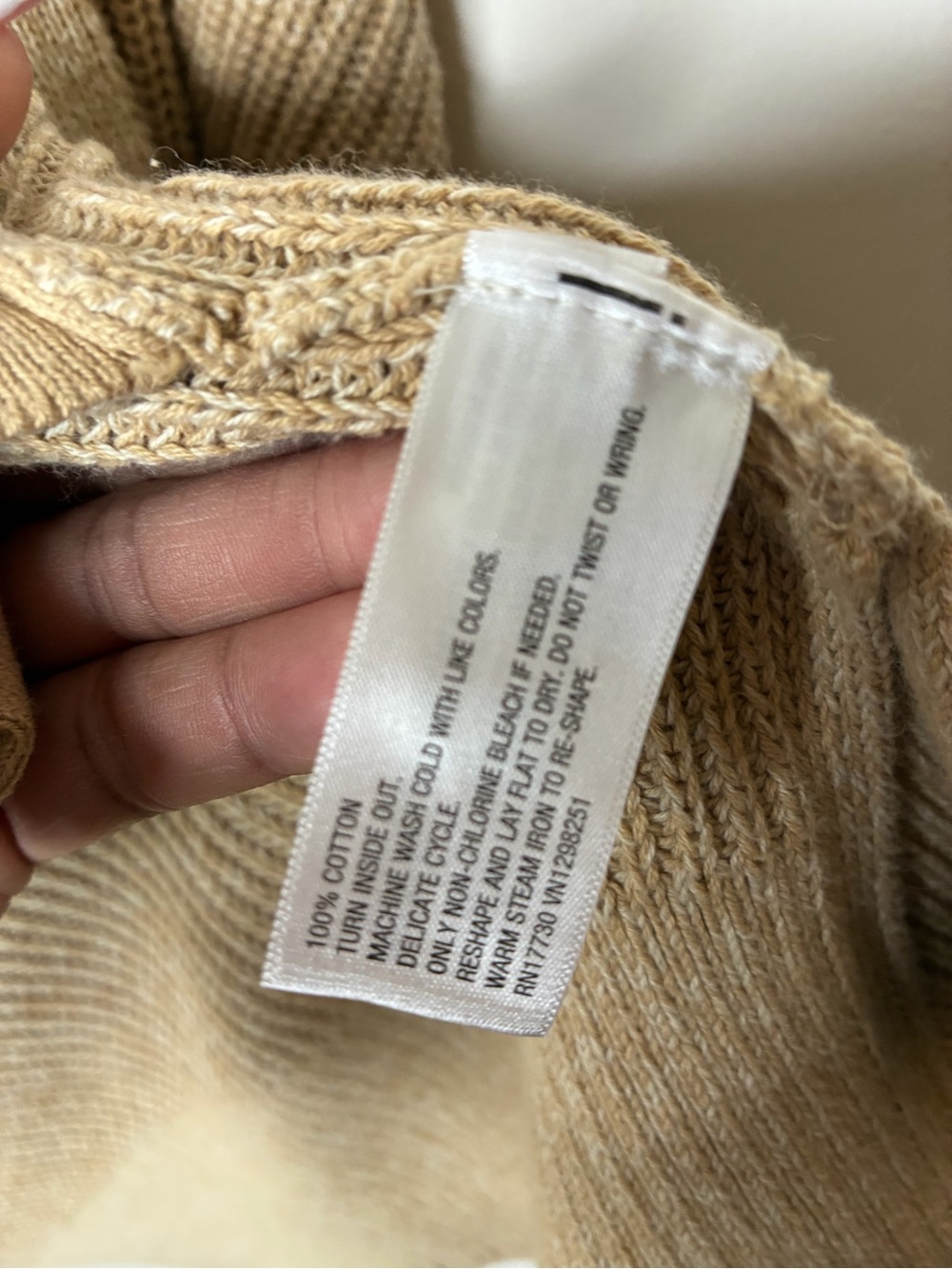 Universal Thread Beige Open-Front Ribbed Cardigan - Picture 7 of 10
